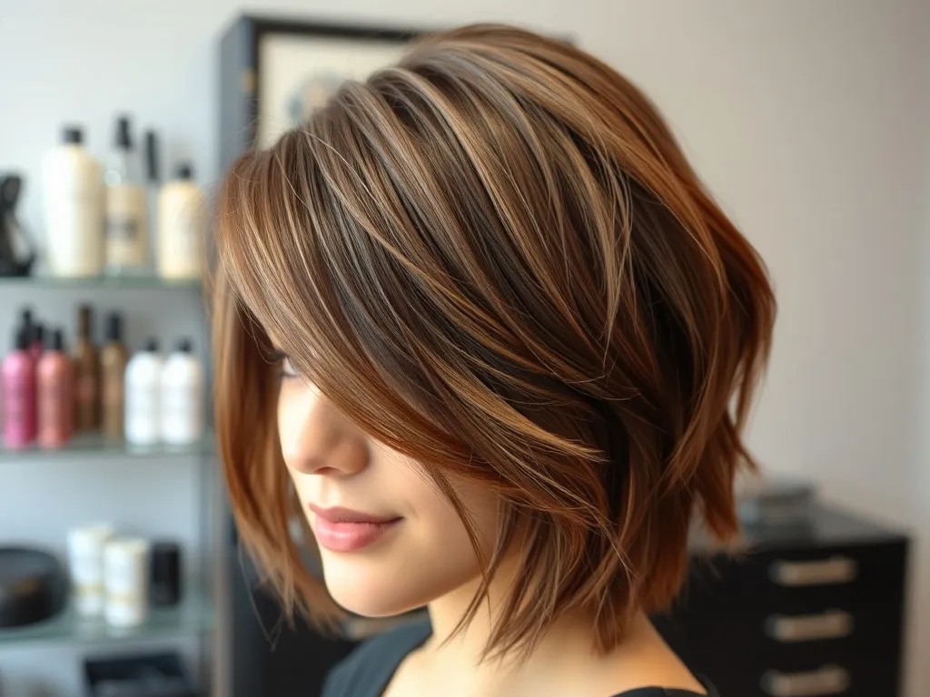 Włosy do ramion cieniowane warstwowo: trendy i inspiracje na każdą okazję