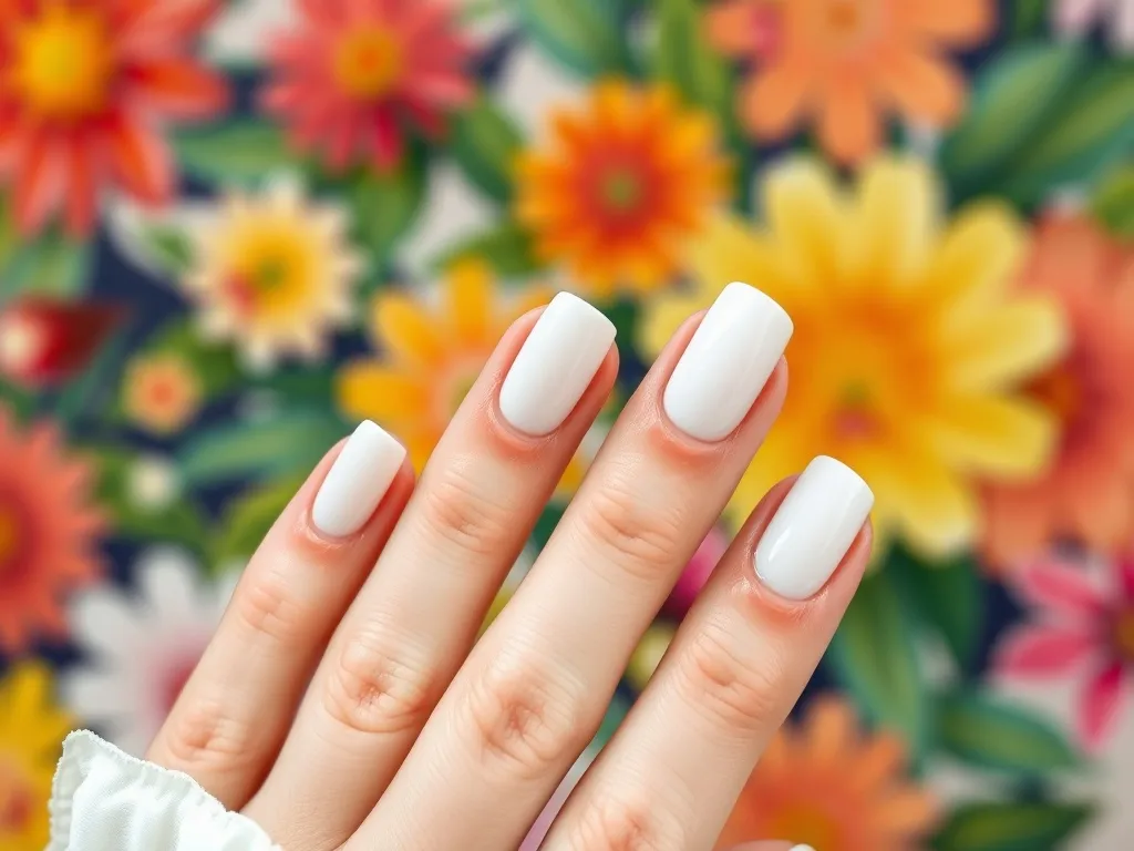Białe paznokcie na lato: trendy i inspiracje na sezon 2024