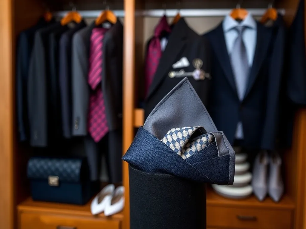 Jak złożyć poszetkę do garnituru? 5 prostych sposobów na elegancję